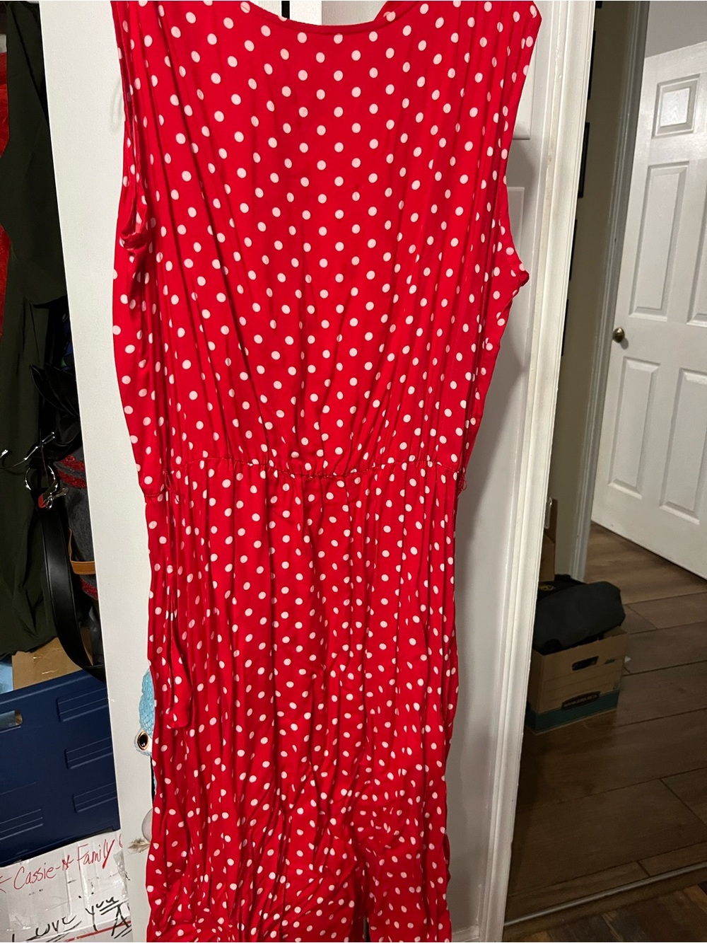Red Polka Dot retro Dress